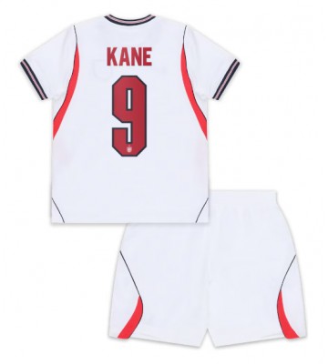England Harry Kane #9 Hjemmebanetrøje Børn VM 2026 Kortærmet (+ Korte bukser)